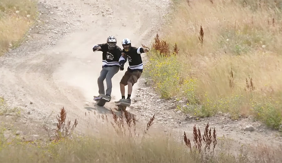 onewheel race for the rail