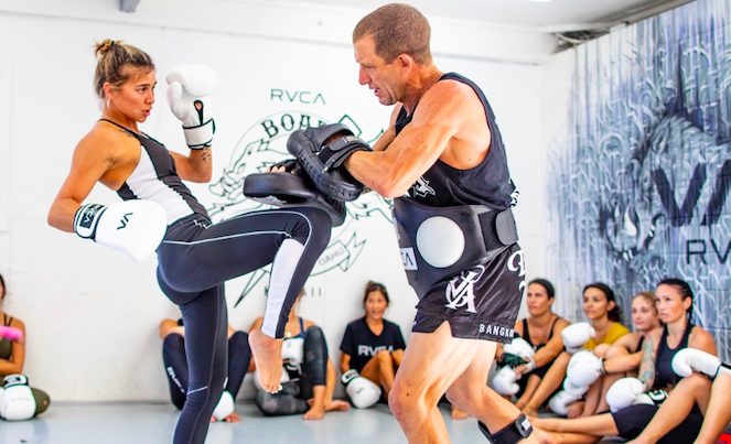 Surfing's Heavy Hitters Train at the Boar's Nest Gym, North Shore