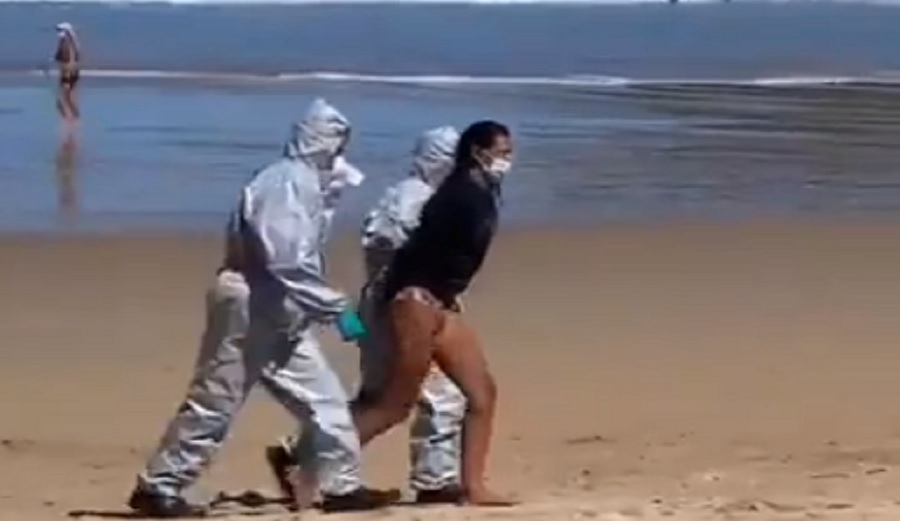 Spanish Lifeguard Arrested for Surfing after Testing Positive for Covid-19