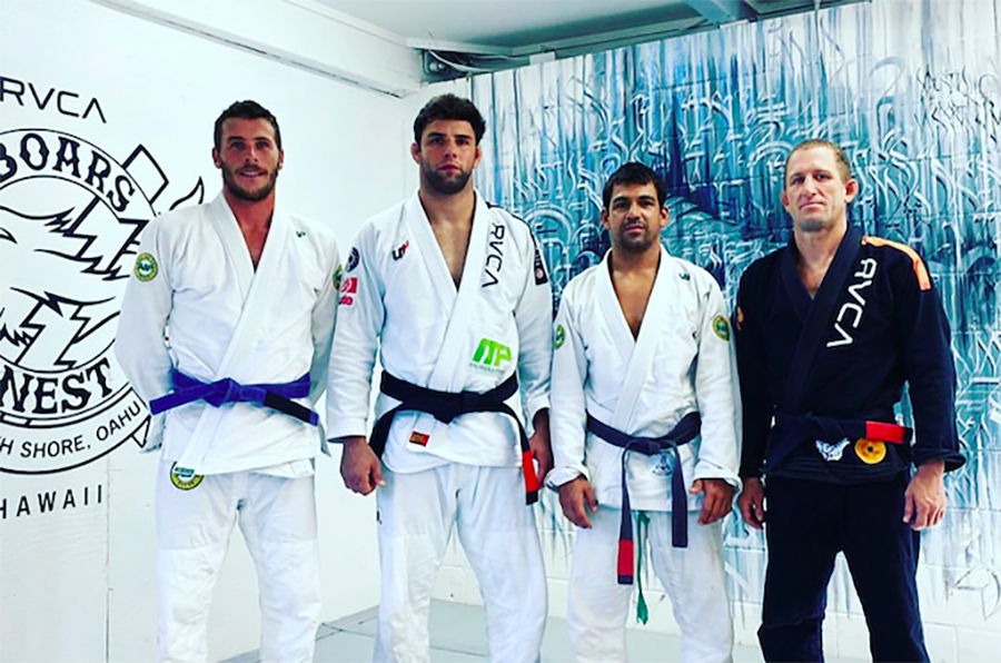 Surfing's Heavy Hitters Train at the Boar's Nest Gym, North Shore