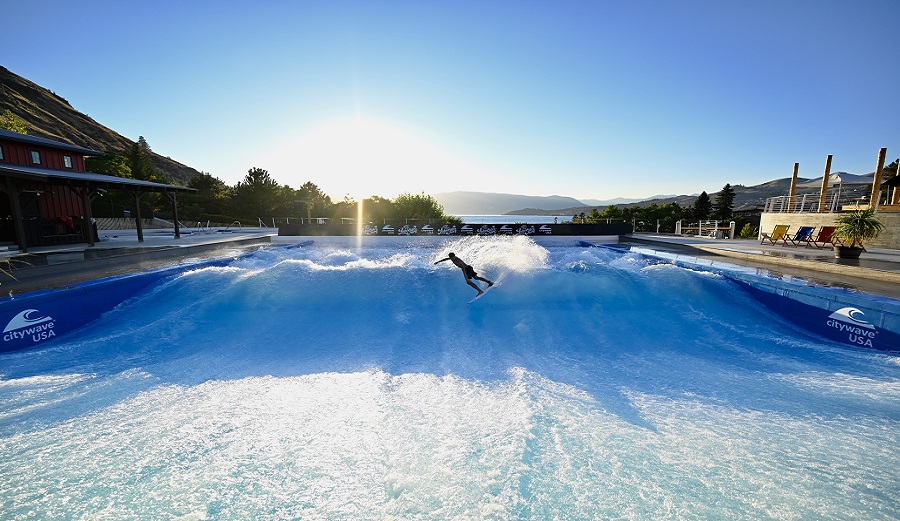 Citywave Brings Largest Man-Made Stationary Wave in the World to Lake Chelan, Washington