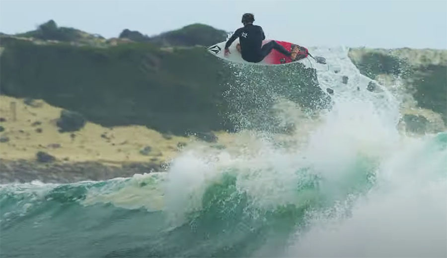 Jack Robinson surfing