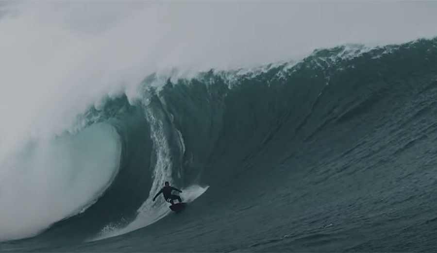 Nic Von Rupp surfing Mullaghmore