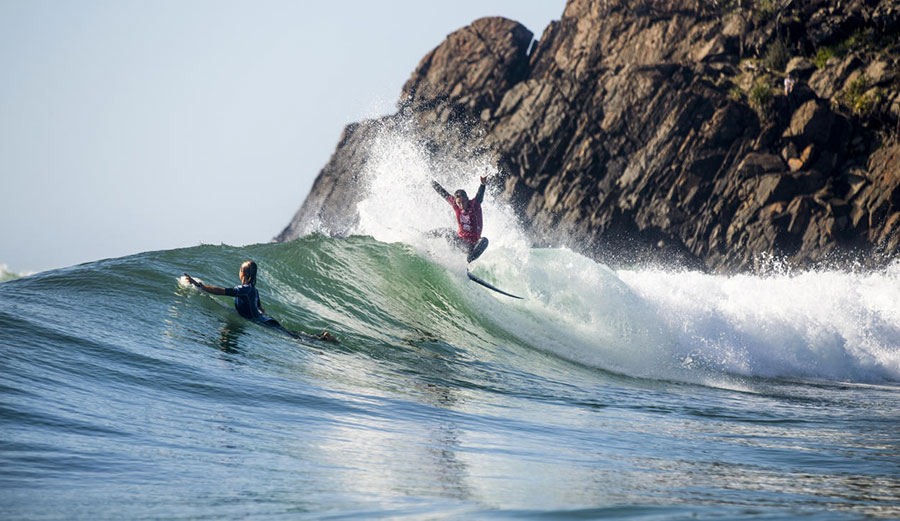 Tyler Wright surfing Tweed Coast Pro