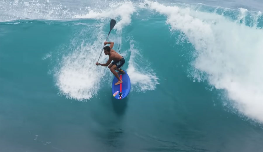 Kai Lenny on SUP surf