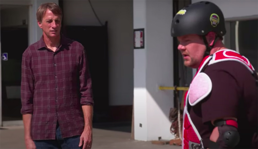 Watching Tony Hawk Expose Talk Show Host James Corden as 'Total Poser' Is Fantastic