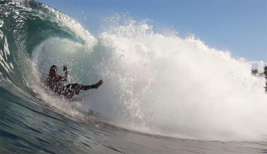 Clay Marzo surfing