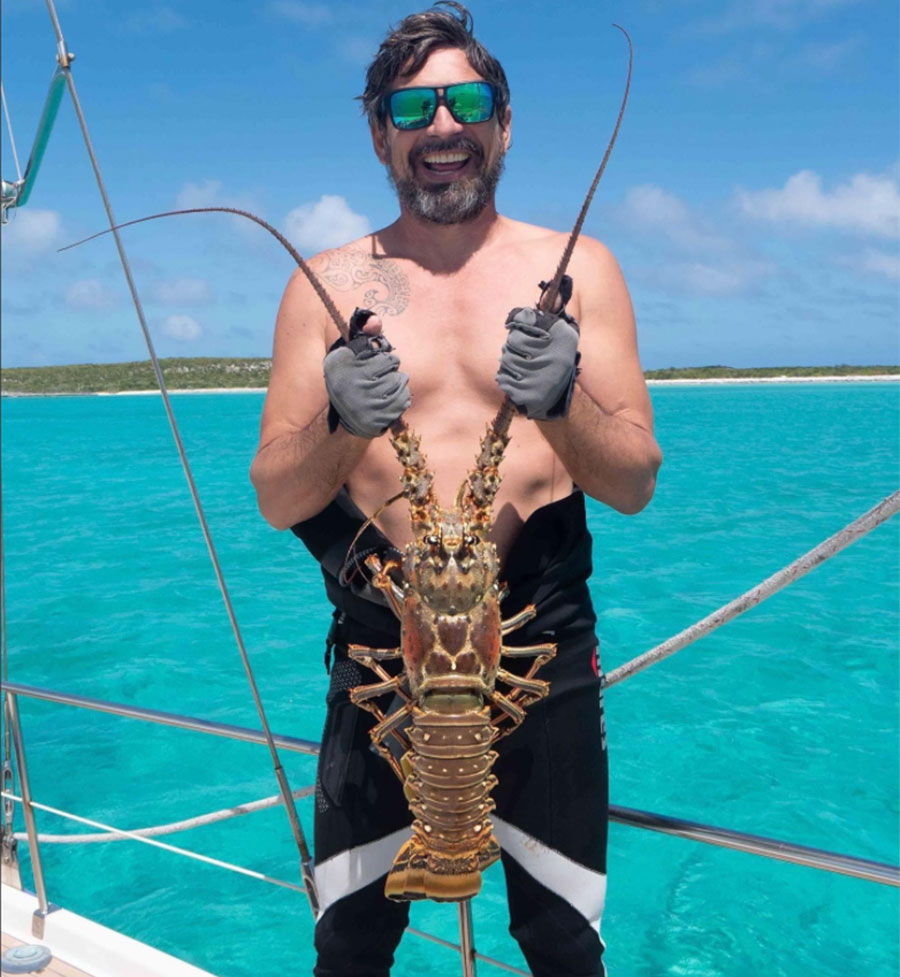 Lobster on SV Delos