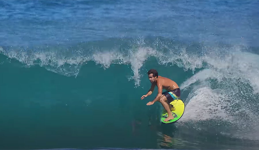 Mason Ho surfing