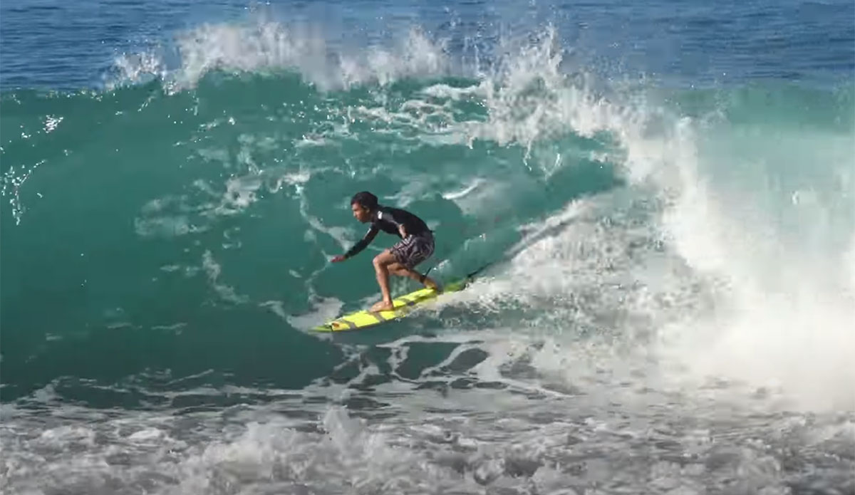 Mason Ho surfing