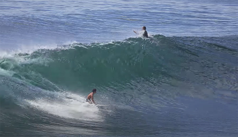 Surfing Uluwatu