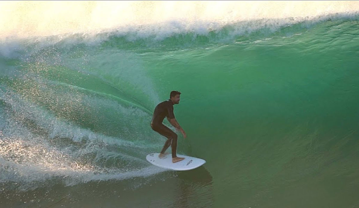 surfing at the wedge