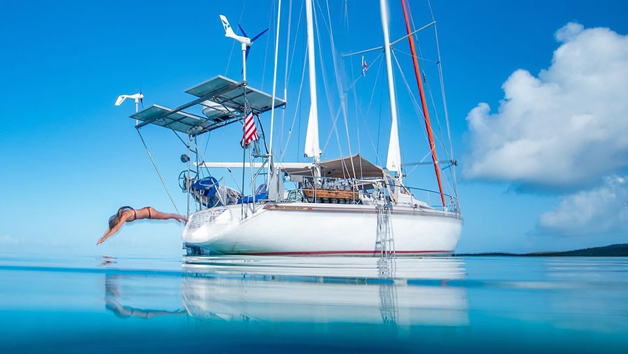 SV Delos sailboat