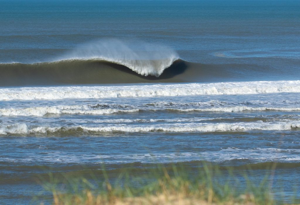 Empty Hossegor wave in France