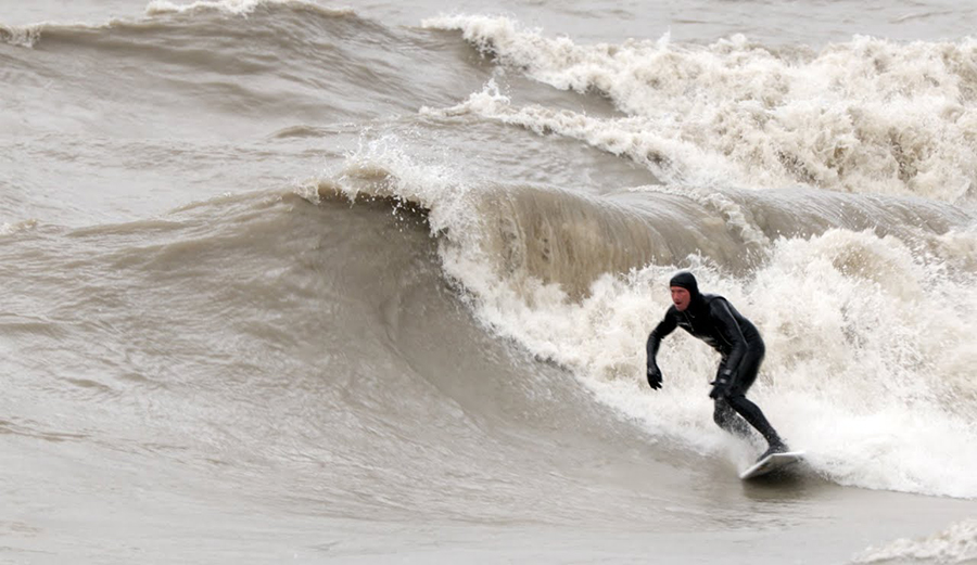 Ben Gravy Sticks the Lake Erie Trifecta, Surfing Ohio, Pennsylvania, and New York