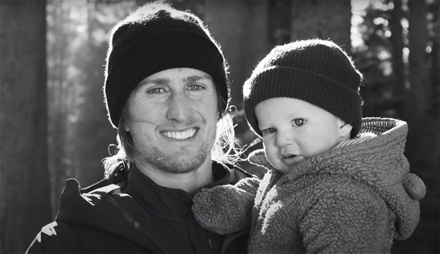 Chris Benchetler and son Koa