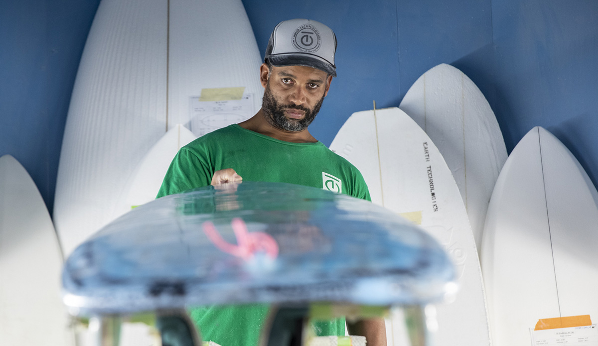 Ryan Harris Earth Technologies Eco Surfboard Shaper
