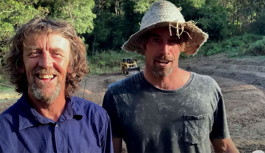 Dave Rastovich and Geoff Lawton talk about gardening