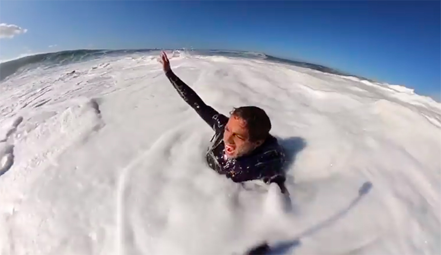 Kai Lenny Captures Worst Beating of His Life at Nazaré on GoPro