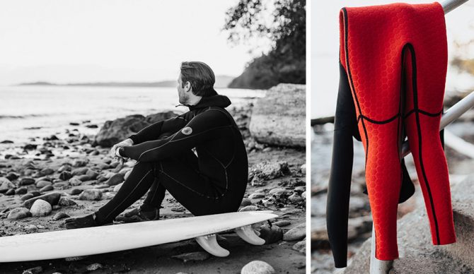 Body Glove Red Cell wetsuit interior
