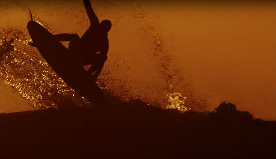 Kolohe Andino surfing in San Clemente
