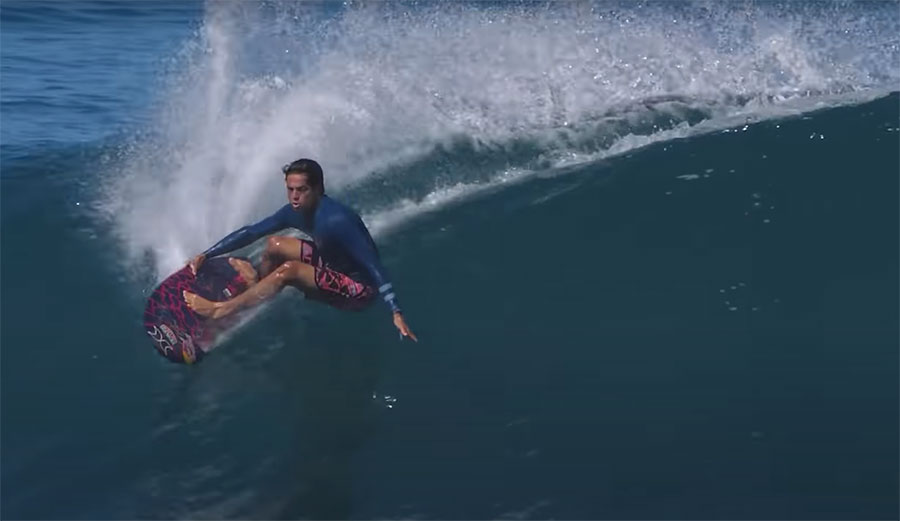 Kai Lenny surfing at Rocky Point