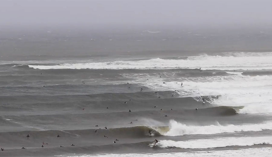 Surfers in Australia at Kirra and Noosa