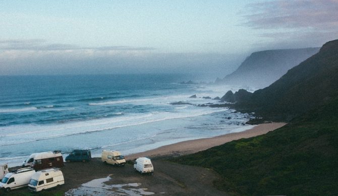vans by the beach