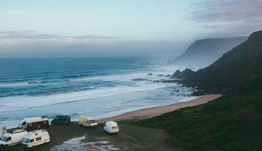 vans by the beach