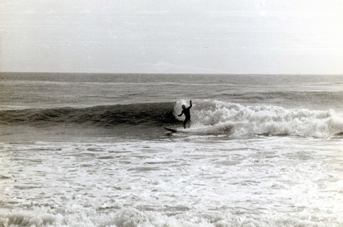 Nikolai Petrovich Popov surfing in California