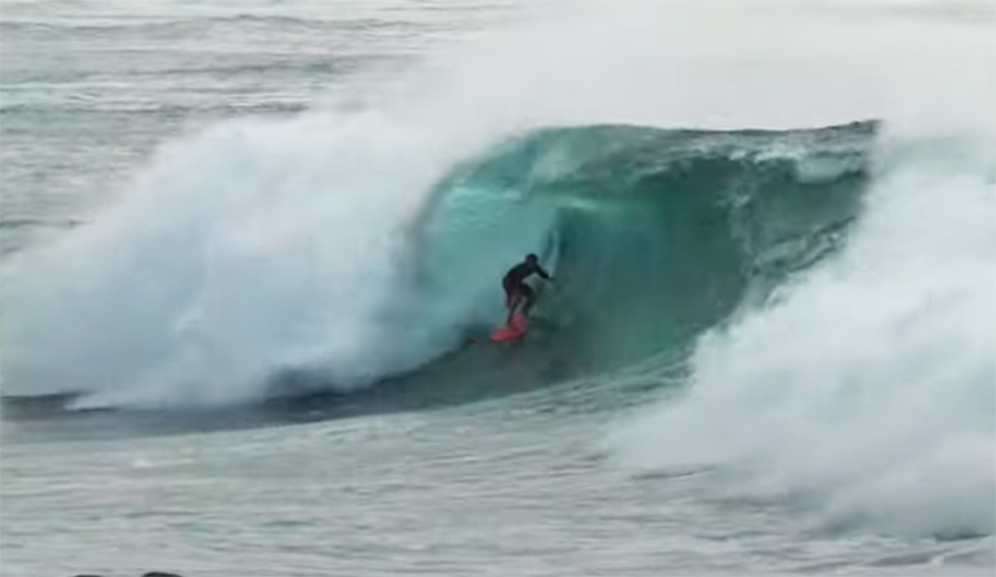 Mark Healey on a left at Waimea