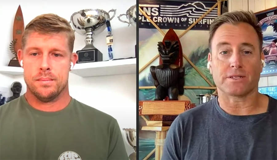 Mick Fanning and Ross Williams talk about surfing