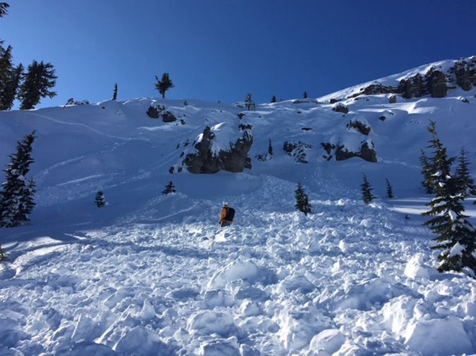 a look at the avalanche that buried Greg Weaver