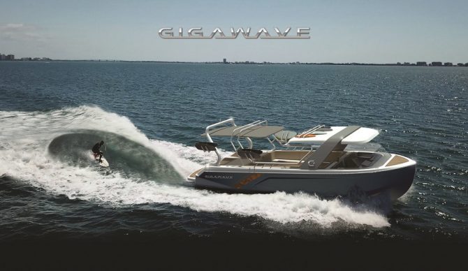 gigawave boat for wakesurfing