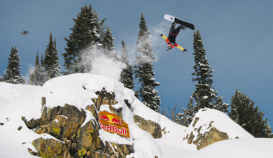 Robyn Van Gyn backflips during Natural Selection