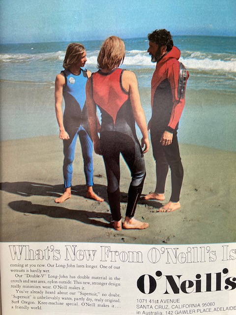 Jack O'Neill and the first wetsuits