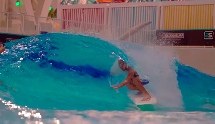 Ben Gravy at the newly reopened New Jersey Wavepool