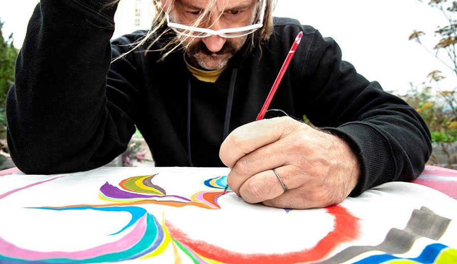 chris johanson art for vans
