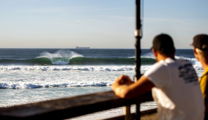 A barrel at Merewether Beach in Newcastle