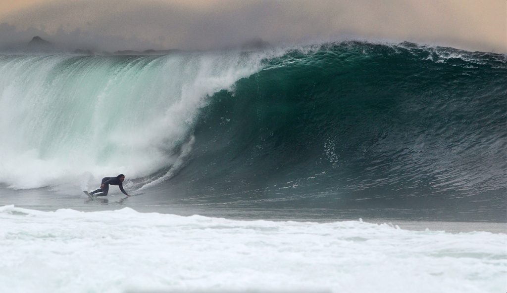 A big wave in Southern California
