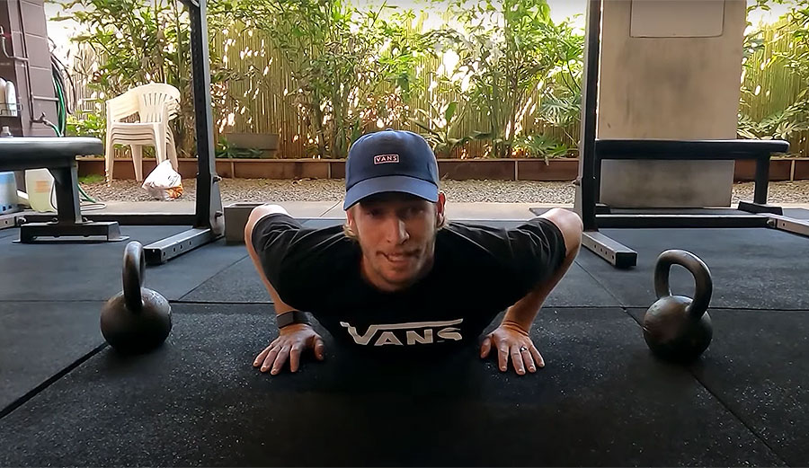 Nathan Florence working out