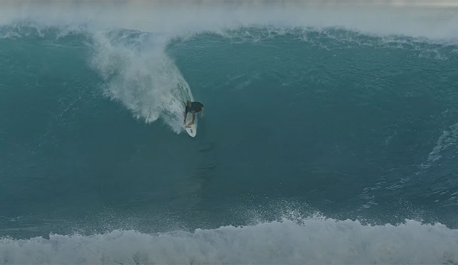 Surfer at Pipeline