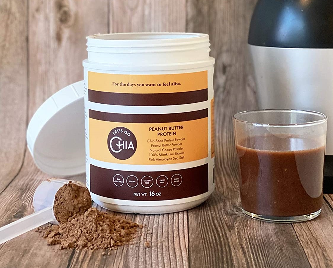 lets go chia peanut butter protein powder