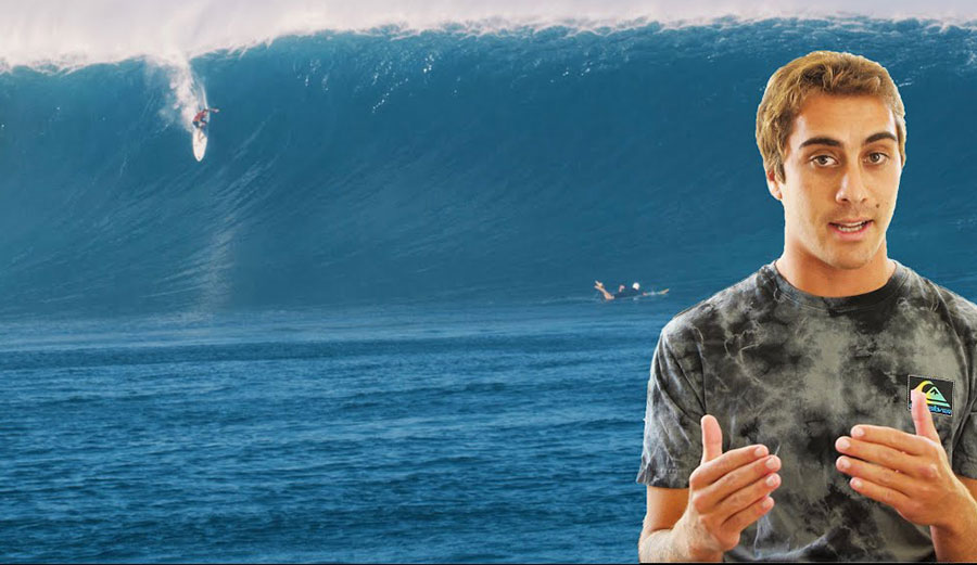 Koa Rothman talking about big wave surfing