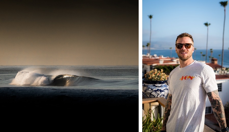 austin mullin won the lineups category with this amazing shot of a northern San Diego beachbreak