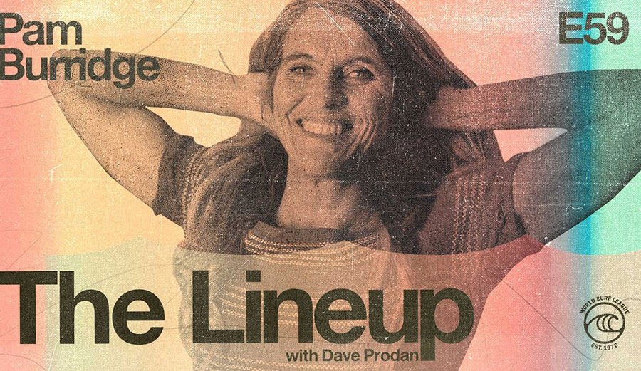 Pam Burridge on World Surf League podcast