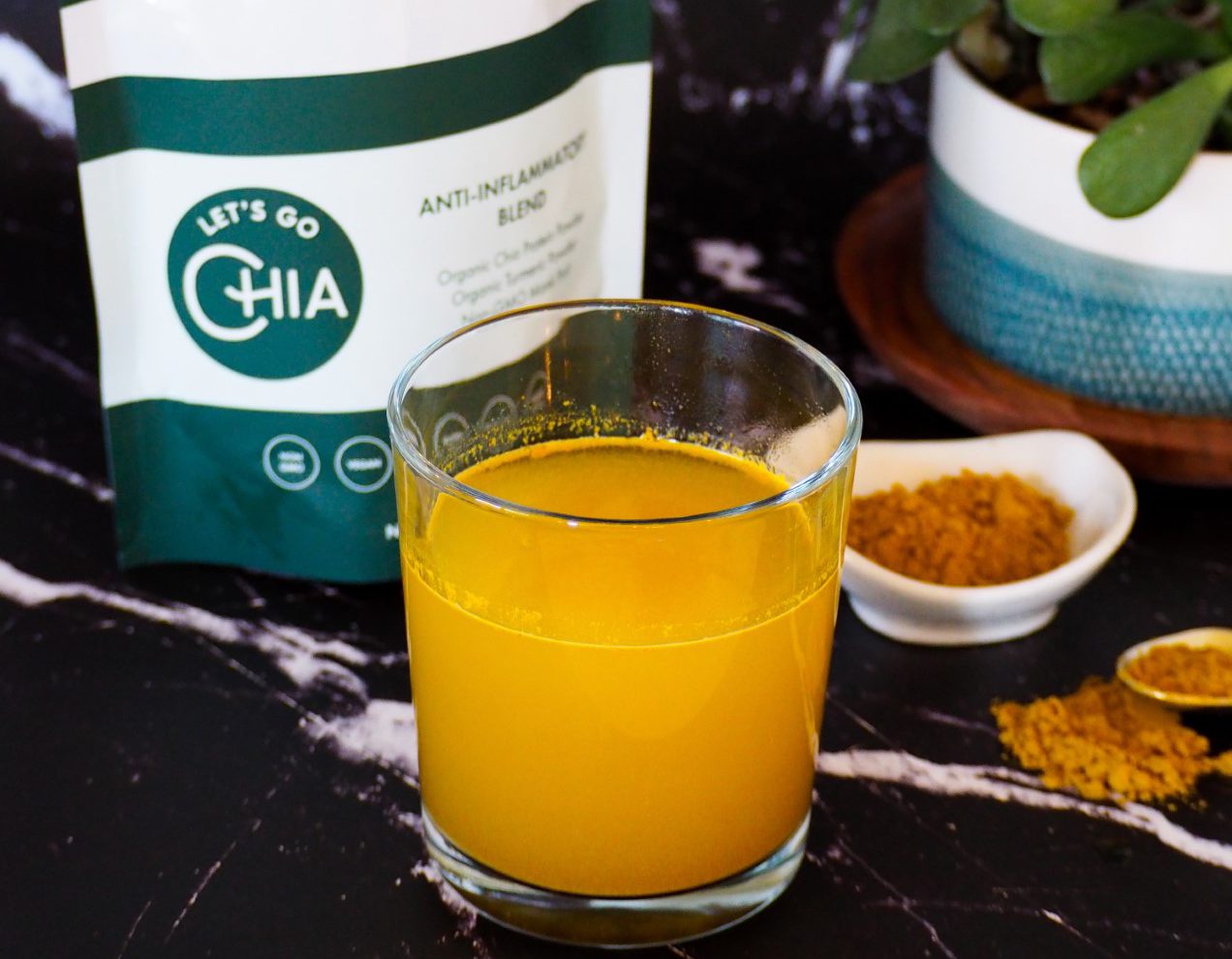 lets go chia anti inflammatory blend in hot water
