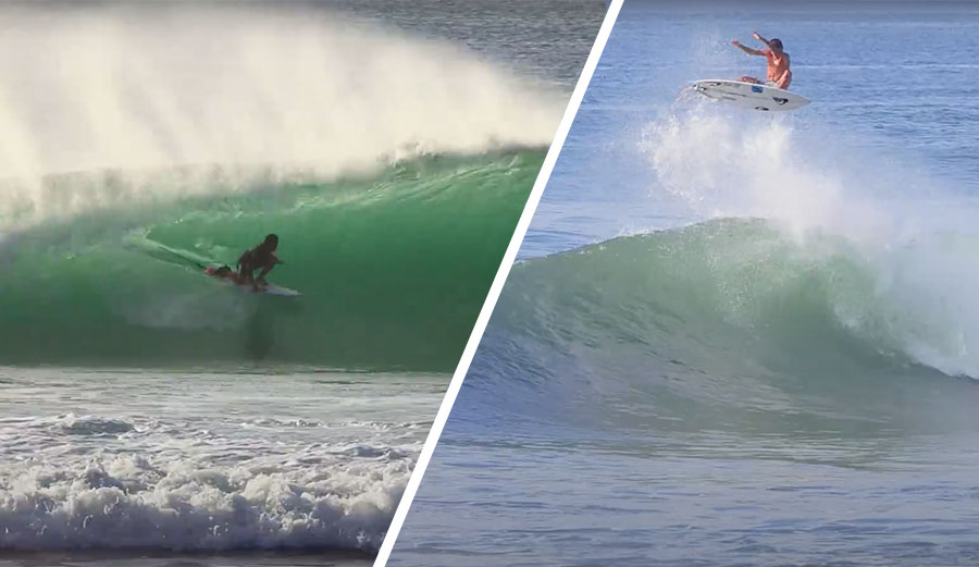 Rio Waida surfing in Bali