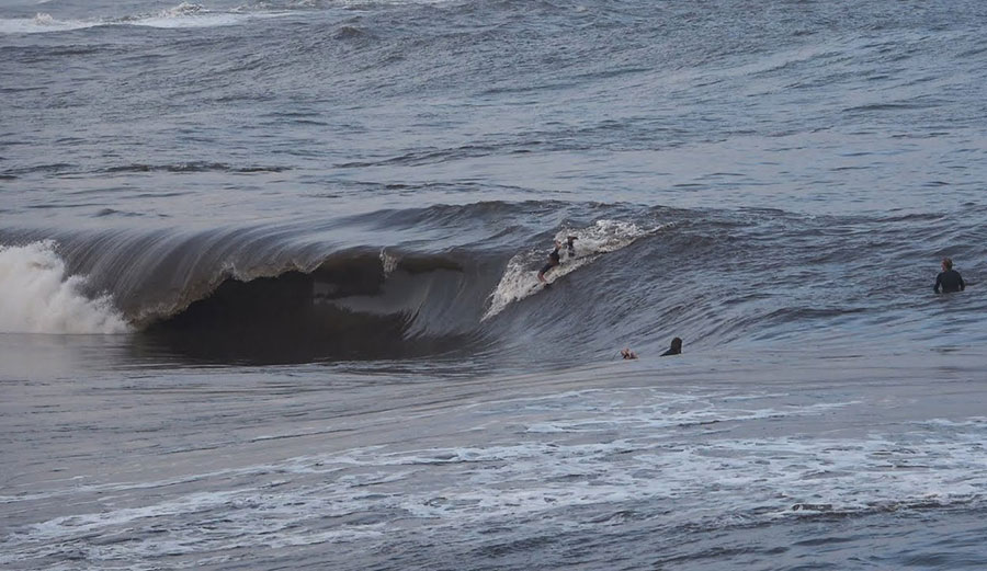 Waimea River wave in Bay