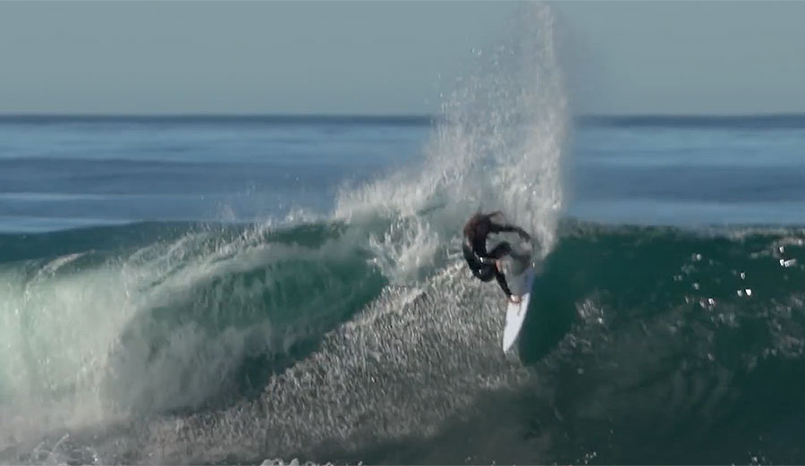 Rob Machado surfing Seaside Reef in San Diego